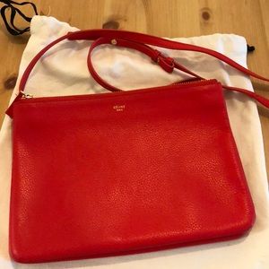 Red crossbody bag